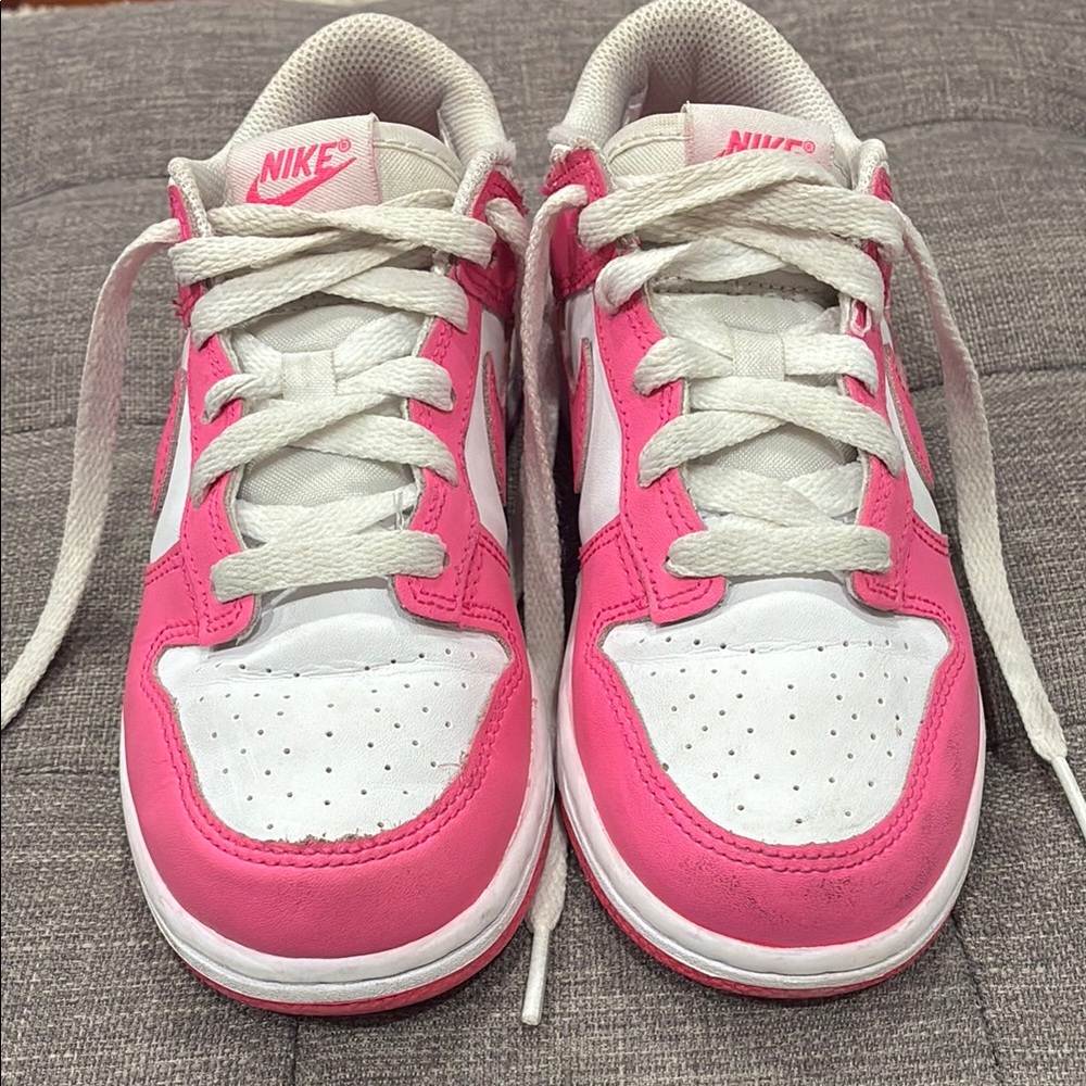 Nike Pink and White Sneakers